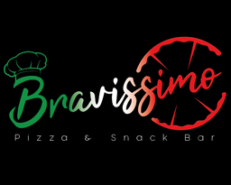 Bravissimo Pizza & Snack Bar logo.